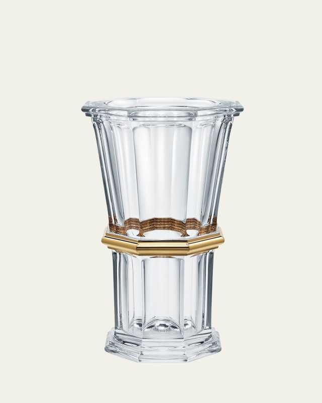 Harcourt Gold Straight Vase